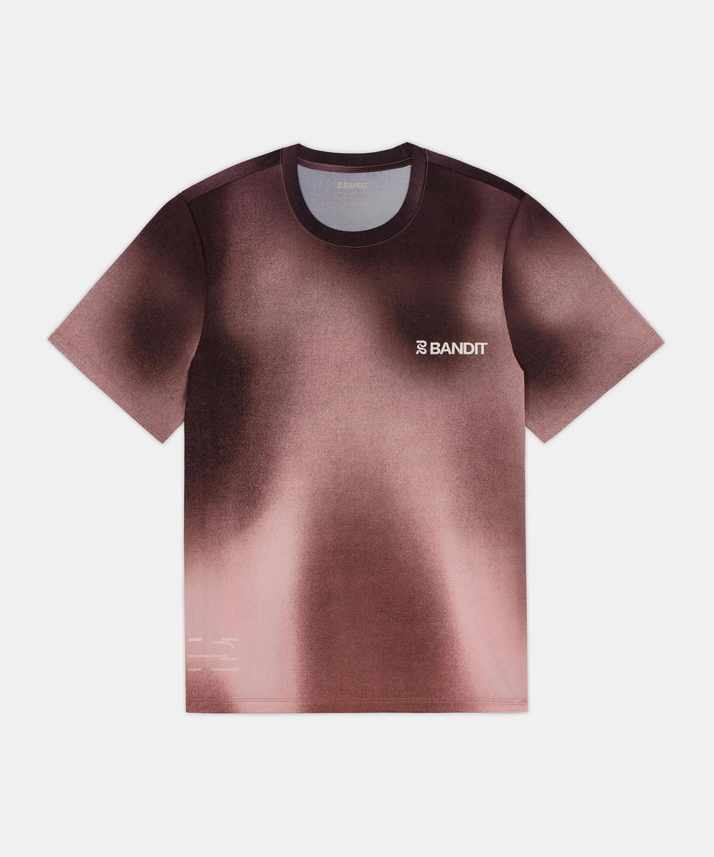 Bandit Running Bandit Running Specter Performance Tee Flow State Mahogany Multi