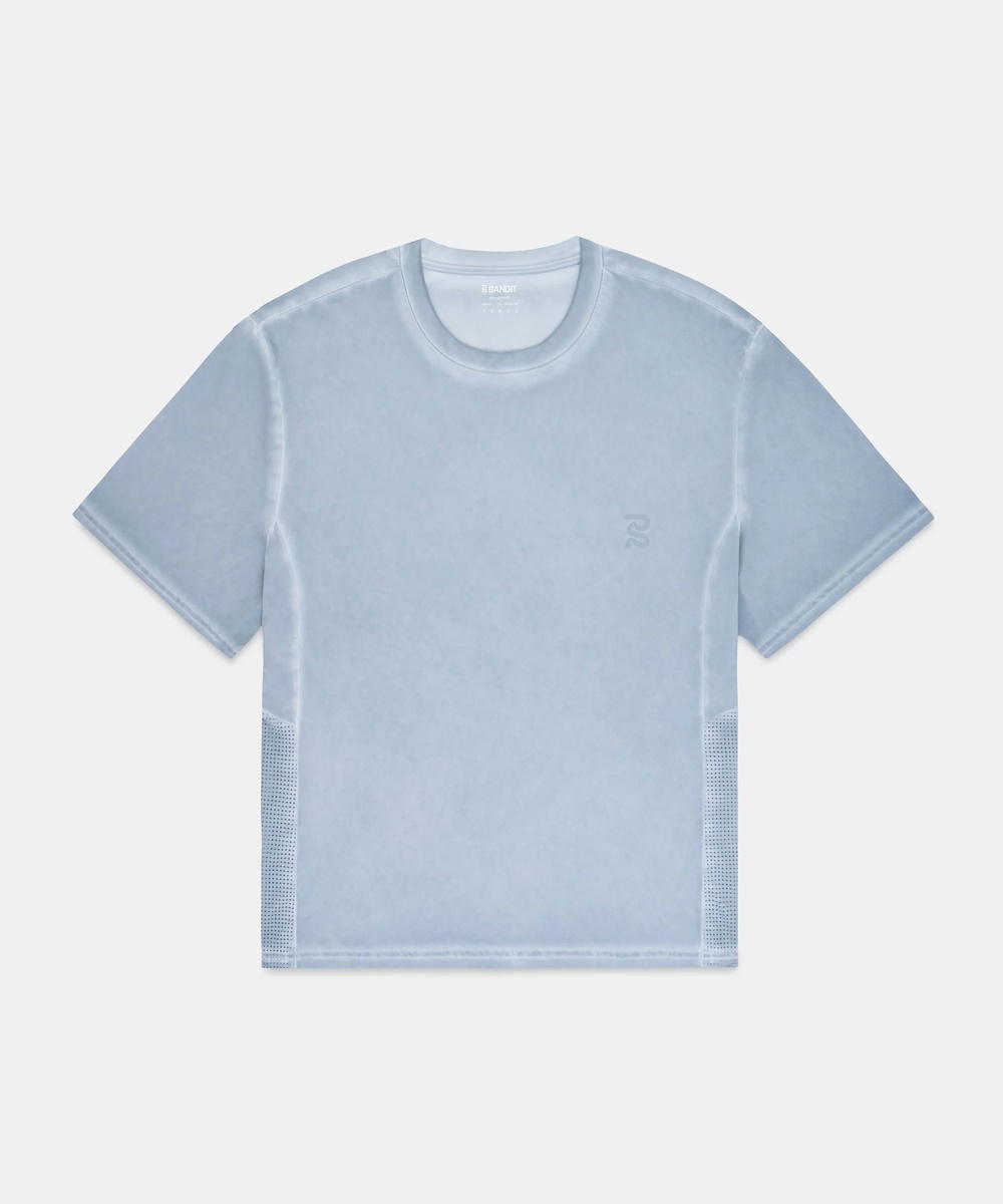 Bandit Running Bandit Running FrioSoft Perforated Box Tee Pavilion Blue