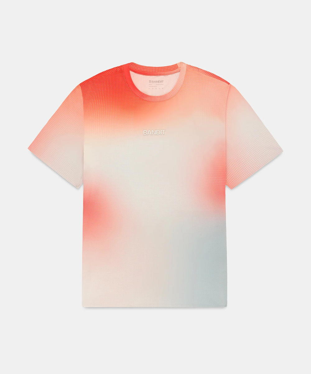 Bandit Running Bandit Running Specter Performance Tee with Flopack Poppy Multi
