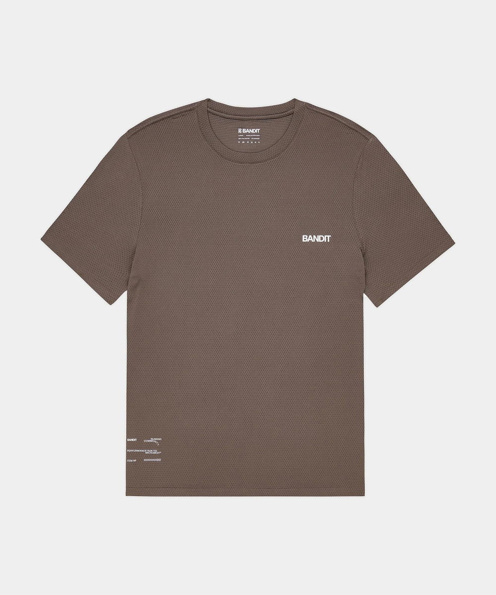 Bandit Running Bandit Running Micromesh Run Tee Cocoa
