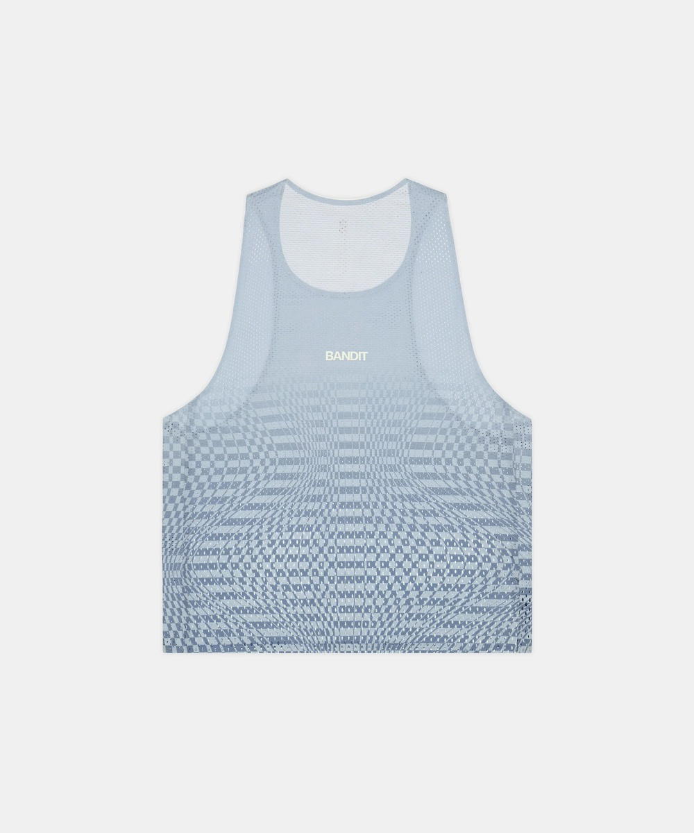 Bandit Running Bandit Running Shredder Shorty Race Singlet Pavilion Blue