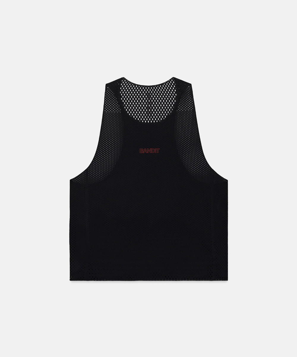 Bandit Running Bandit Running Shredder Shorty Race Singlet Black