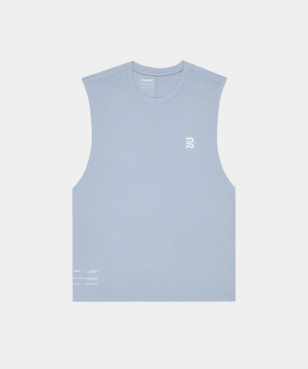 Bandit Running Bandit Running Micromesh Run Tank Pavilion Blue