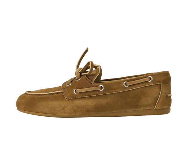 Miu Miu Miu Miu Suede Boat Cannella - view 2