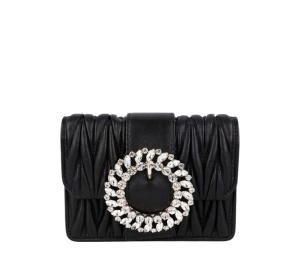 Buy Miu Miu Crystal Shoulder Bag Black at Sasom – Authentic and Ready to Ship