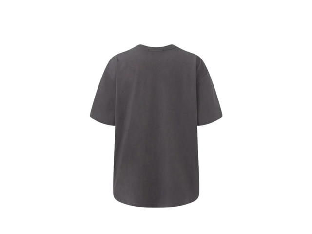 Mardi Mercredi Mardi Mercredi Flowermardi T-shirt Charcoal Ivory - view 2