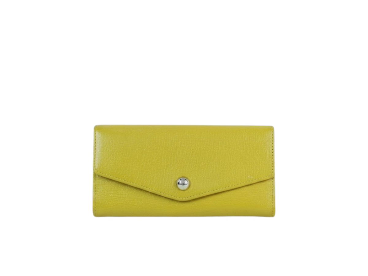 Mulberry Mulberry Katy Lime Card Holder Yellow