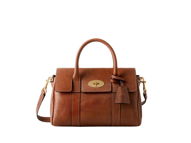 Mulberry Mulberry Bayswater Satchel In Two Fixed Leather With Brass Hardware Finish Oak NVT - view 1