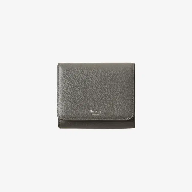 Mulberry Mulberry Small Classic Grain Continental French Purse Charcoal - view 1