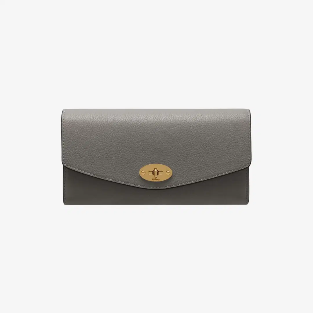 Mulberry Mulberry Small Classic Grain Darley Wallet Charcoal