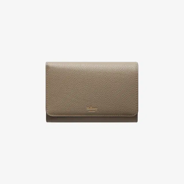 Mulberry Mulberry Small Classic Grain Medium Continental French Purse Solid Grey - view 1