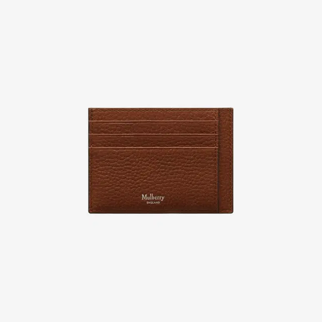 Mulberry Mulberry Small Classic Grained Leather Card Holder Oak - view 1