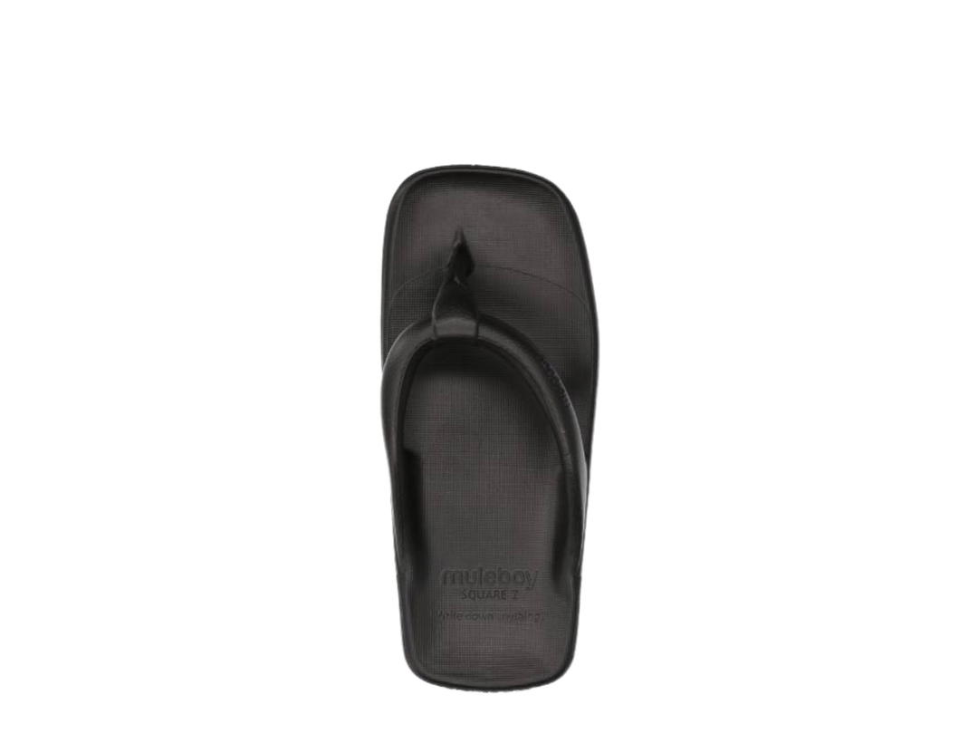 Muleboy Muleboy Square Z Flip Flop Black