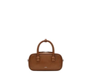 Buy Muva Boston Bag In Silver Hardware With Cocoa at Sasom – Authentic and Ready to Ship
