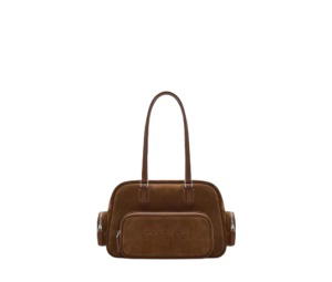 Buy Muva City Walk Shoulder Bag Brown Suede at Sasom – Authentic and Ready to Ship