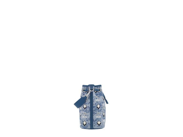 MCM MCM Mini Dessau Vintage Drawstring Bag Blue - view 2