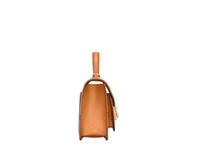 MCM MCM Tracy Satchel In Visetos Cognac - view 2