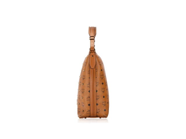MCM MCM Visetos Aren Studded Hobo Cognac - view 2