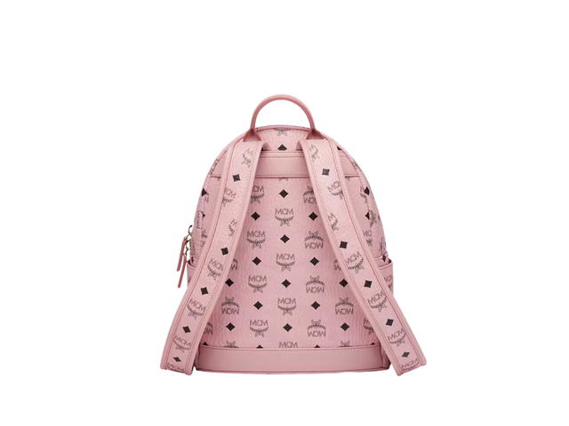 MCM MCM Stark Classic Rabbit Backpack Pink - view 2