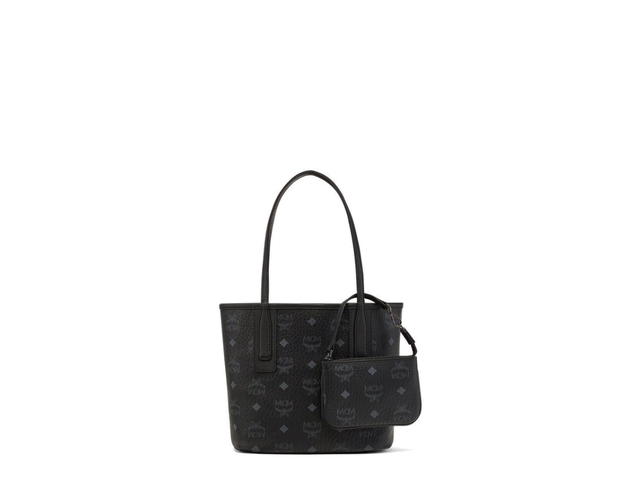 MCM MCM Reversible Liz Shopper in Visetos Black - view 4