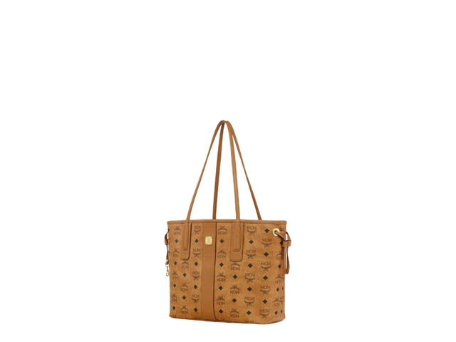 MCM MCM Reversible Liz Shopper in Visetos Cognac - view 2