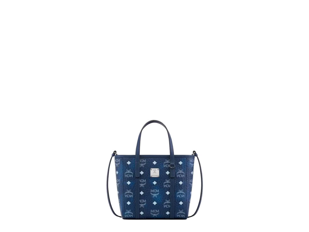 MCM MCM Toni Top-Zip Shopper Mini Blue