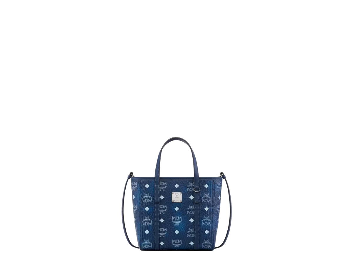 MCM MCM Toni Top-Zip Shopper Mini Blue