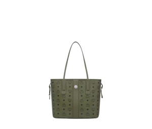 Buy MCM Liz Shopper In Visetos Small Khaki Moss at Sasom – Authentic and Ready to Ship