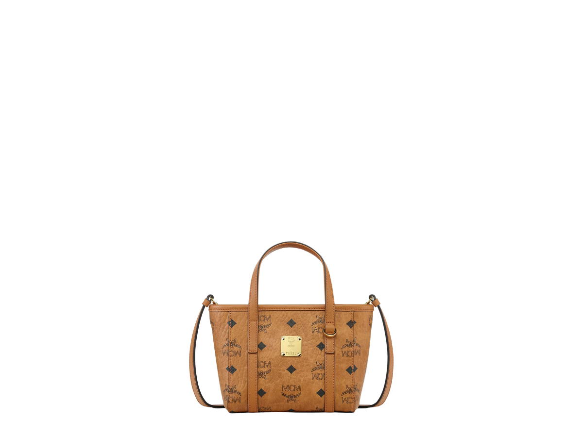 MCM MCM Toni Top-Zip Shopper X-Mini Cognac