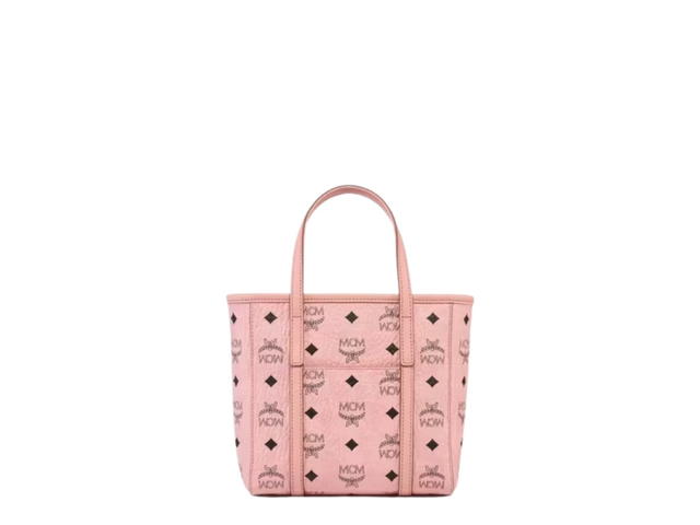 MCM MCM Toni Top-Zip Shopper In Visetos Soft Pink - view 3