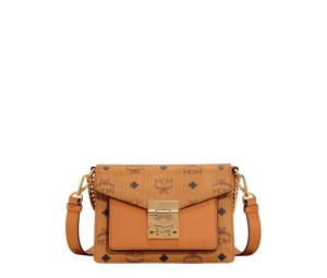 Buy MCM Patricia Flap Lock Crossbody Cognac at Sasom – Authentic and Ready to Ship