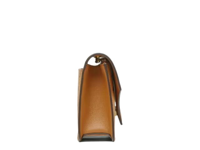 MCM MCM Diamond Mini Shoulder Bag In Visetos Leather Mix Cognac - view 2