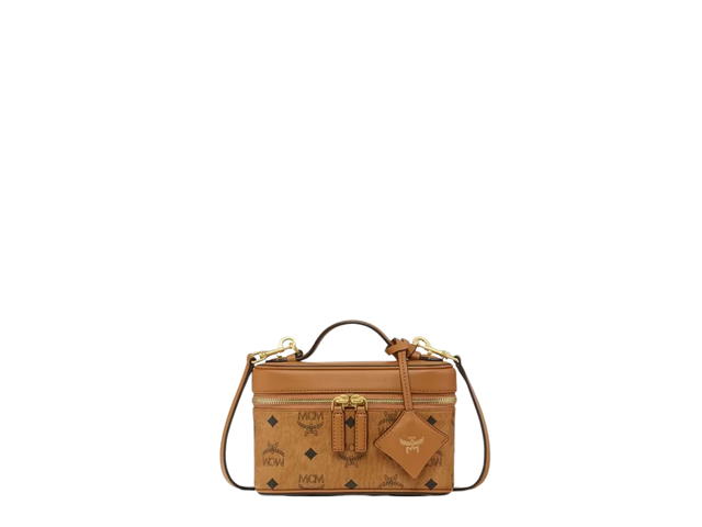 MCM MCM Aren Cosmetic Bag Visetos Cognac - view 1