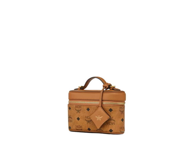 MCM MCM Aren Cosmetic Bag Visetos Cognac - view 2