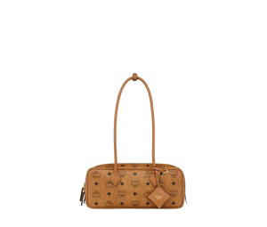 Buy MCM Aren Shoulder Bag In Visetos Small Brown at Sasom – Authentic and Ready to Ship