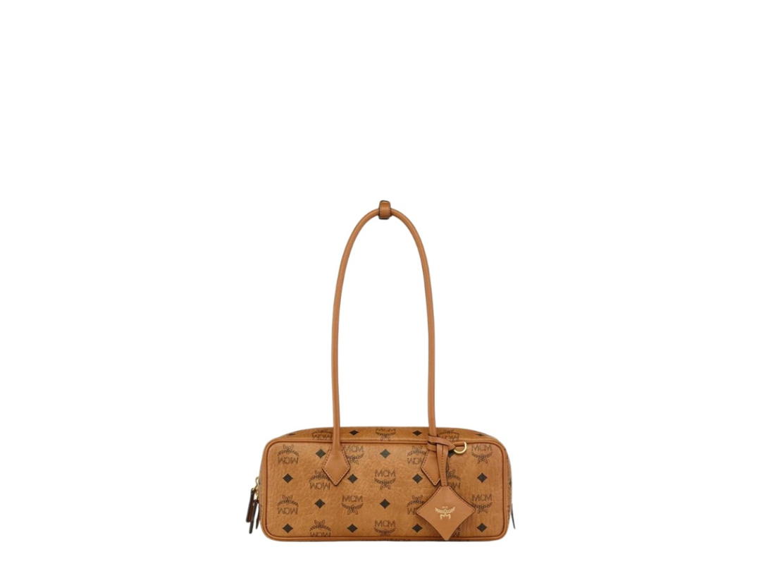 MCM MCM Aren Shoulder Bag In Visetos Small Brown