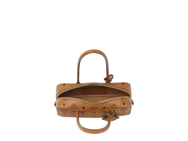 MCM MCM Aren Shoulder Bag In Visetos Small Brown - view 3