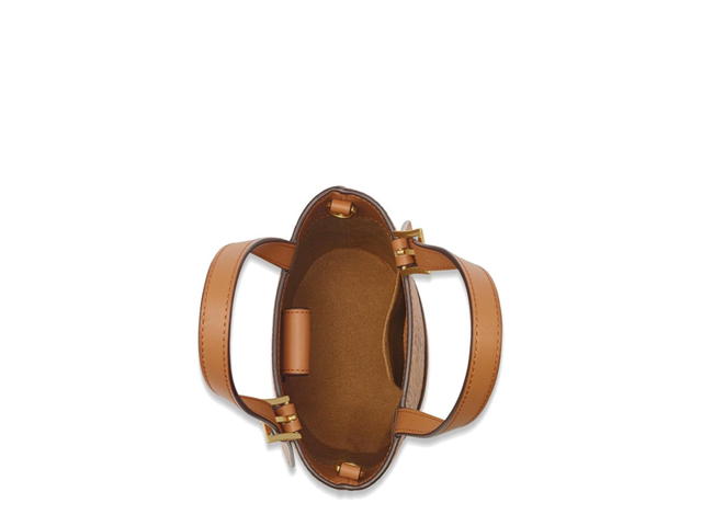 Mcm Mcm Aren Bucket Tote Mini Visetos Cognac - view 3