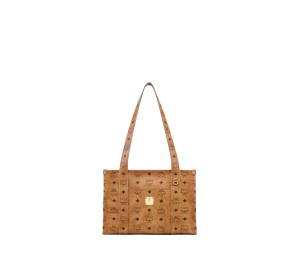 Buy MCM Aren School Bag Tote Small Cognac at Sasom – Authentic and Ready to Ship