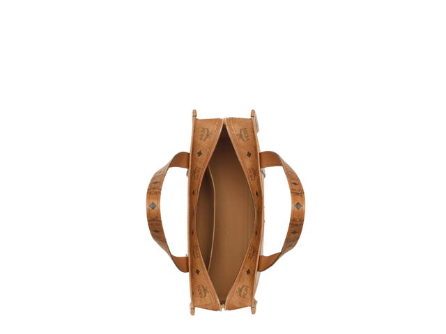 MCM MCM Aren School Bag Tote Large Cognac - view 2