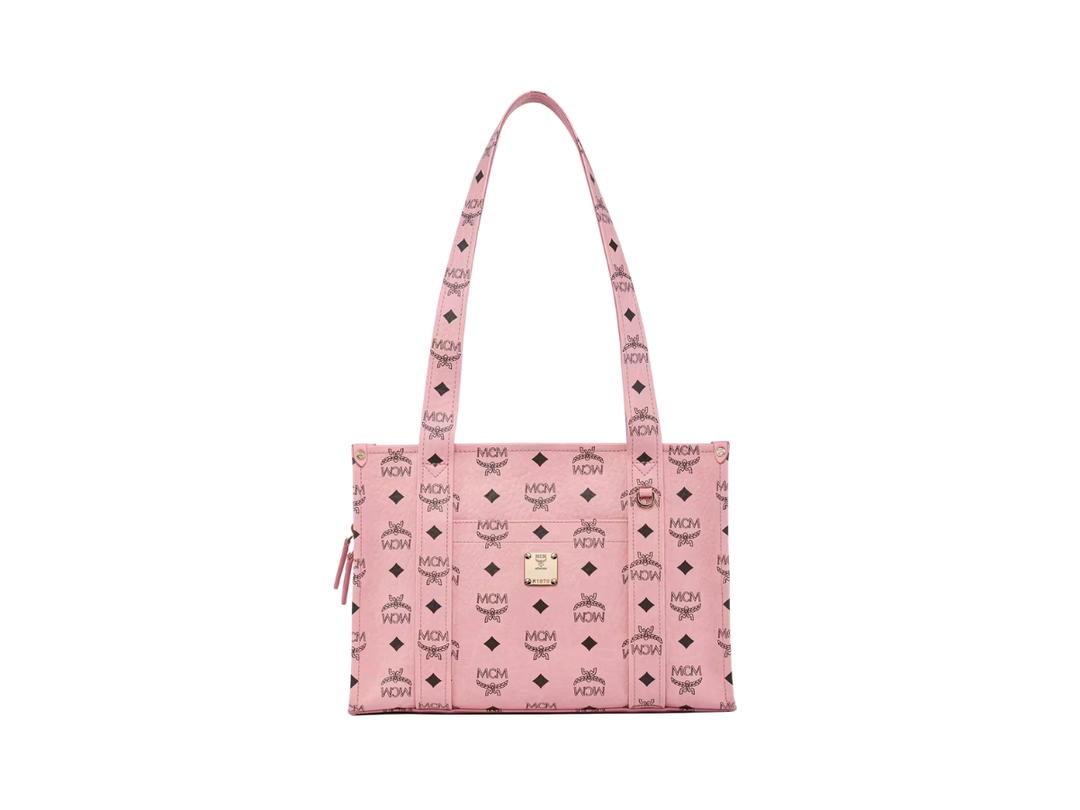 MCM MCM Aren School Bag Tote Soft Pink
