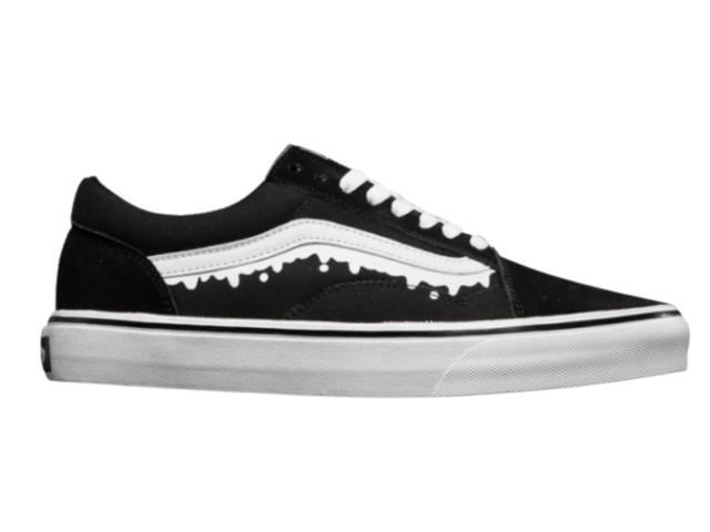 Vans MxMxM x Vans Magical Mosh Misfits Black Old Skool Skate Shoe - view 1