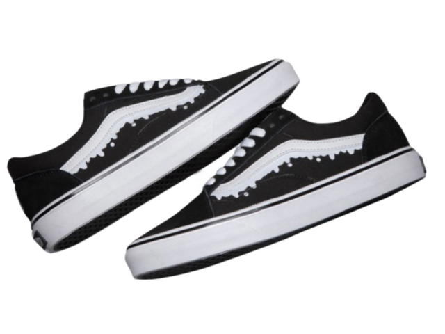 Vans MxMxM x Vans Magical Mosh Misfits Black Old Skool Skate Shoe - view 2