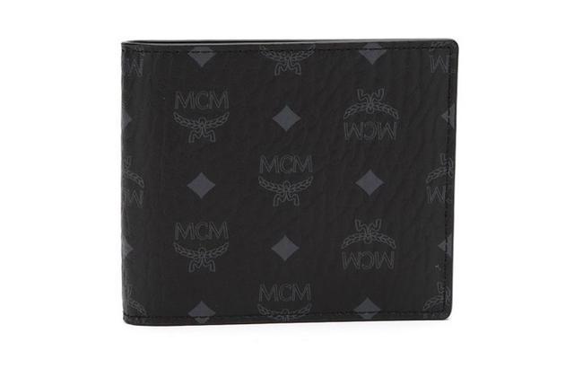 MCM MCM Leather Patchwork Wallet - Black - view 1