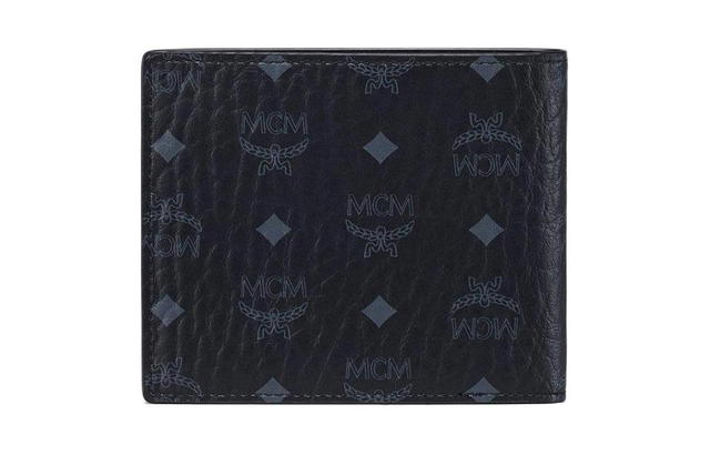 MCM MCM Leather Patchwork Wallet - Black - view 4