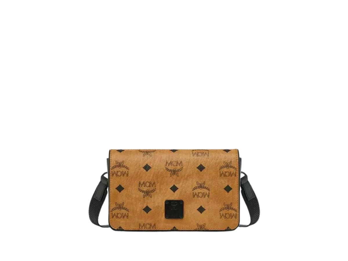 MCM MCM Aren Camera Mini Bag Cognac