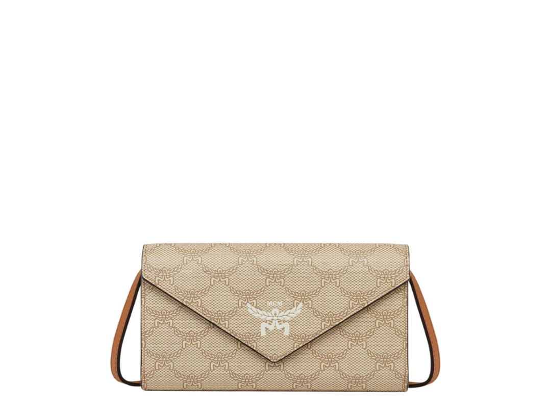 MCM MCM Himmel Crossbody Wallet Lauretos Oatmeal