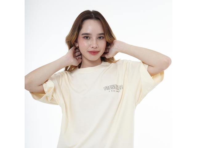 Myyoungs Myyoungs A feisty frenchie Oversized T-Shirt - view 4