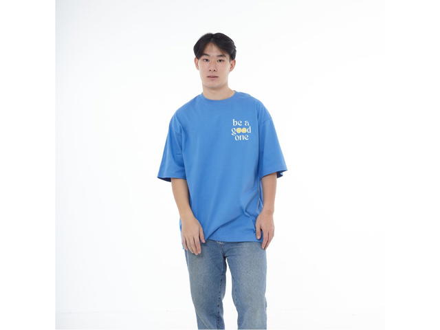 Myyoungs Myyoungs Be A Good One Oversized T-Shirt Atlantic - view 3