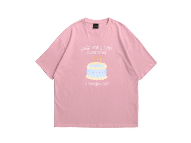 Myyoungs Myyoungs Cake Oversized T-Shirt Baby Pink - view 1